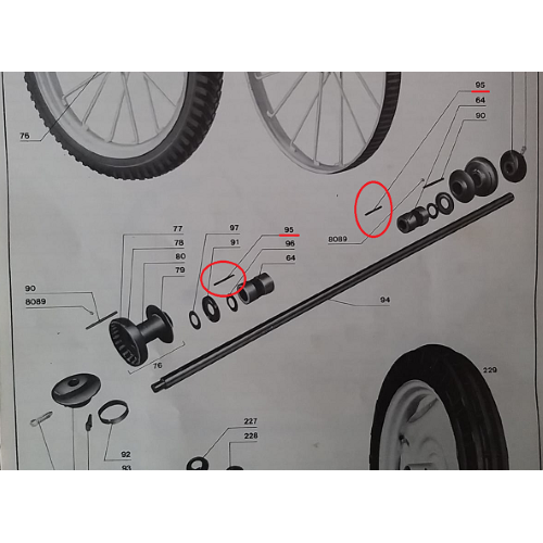 RULLINI DIAM 7 RANGHINATORE MAINARDI 268 - RIMANENZA 