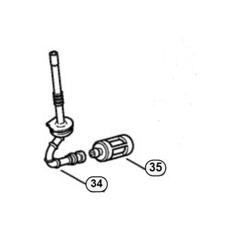 STIHL TUBO FLESSIBILE MISCELA PER MOTOSEGA 021 023 025 MS 210 230 250 ORIGINALE