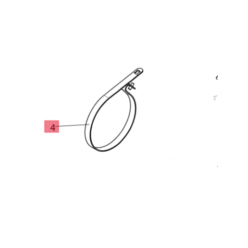 EFCO NASTRO FRENO PER MOTOSEGA MTH 400 4000 5100 5600 ORIGINALE