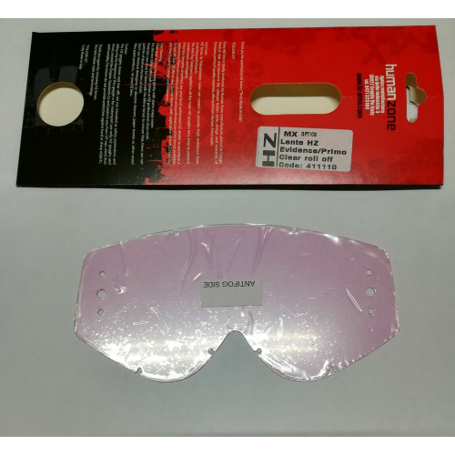 HZ LENSES mx optics evidence clear ROLL OFF Lente di ricambio ANTIFOG