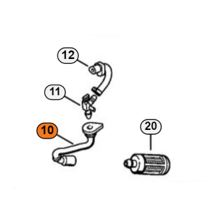 STIHL Tubo Flessibile Miscela per Motosega MS 171 181 211 MS 500i Originale