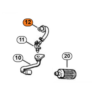 STIHL Tubo Flessibile per Motosega MS 171 181 211 Originale