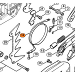 STIHL NASTRO FRENO PER MOTOSEGA 044 046 MS 440 460 461 ORIGINALE