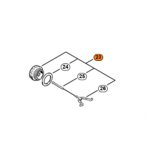 STIHL Tappo a Vite Motosega MS 660 650 640 088 084 076 066 064 051 028 Originale