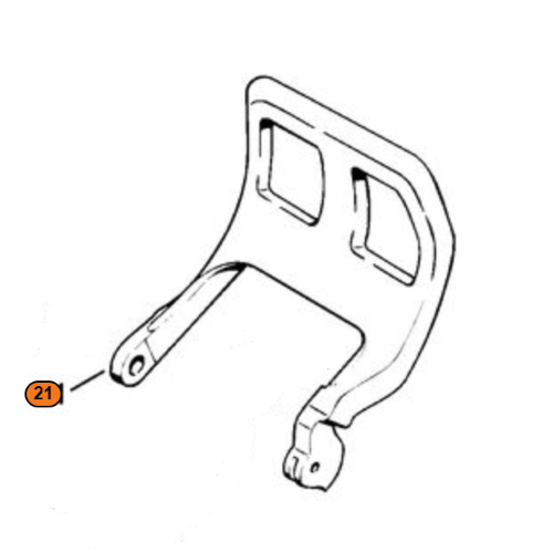 STIHL PROTEZIONE MANO FRENO CATENA MOTOSEGA PER 024 026 MS 240 260 ORIGINALE