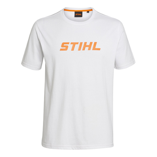 STIHL Maglietta T-SHIRT Bianca LOGO STIHL Arancione 