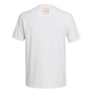 STIHL Maglietta T-SHIRT Bianca LOGO STIHL Arancione 