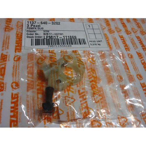 STIHL POMPA OLIO PER MOTOSEGA DA POTATURA MS 192 T C TC ORIGINALE