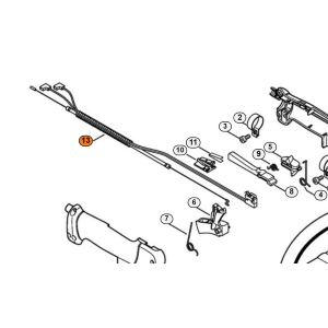 STIHL LEVA GAS PER FS 75 85 HT 75 70 KA KM 85 PC 70 75 E ALTRI ORIGINALE