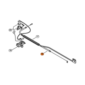TIRANTE GAS ACCELERATORE FS 250 200 120 HT 250