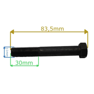 PERNO VITE MOZZO LAMA 7/16" x 3"20 UNF Stiga Alpina Castelgarden