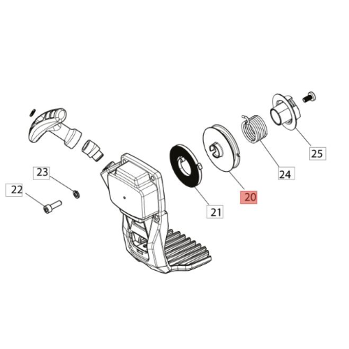 EFCO PULEGGIA AVVIAMENTO PER DECESPUGLIATORE DS 2200 2400 2410 DSH 2500