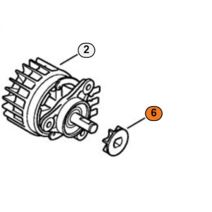 STIHL Rocchetto Catena 1/4 P 7 Denti per Motosega MSA 120 MSA 160 T Originale