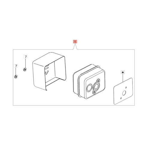 KIT MARMITTA AR 44 48 53 TK LR 44 48 TK 48 PK LR 53 PK TK II SERIE
