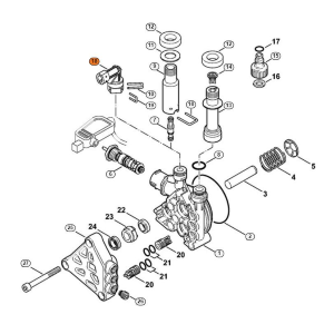 STIHL Raccordo a Gomito per Idropulitrice RE 127 PLUS Originale