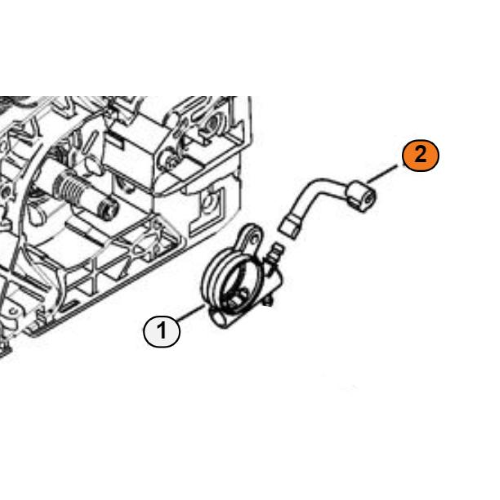 STIHL TUBO FLESSIBILE PER POMPA OLIO MOTOSEGA MS 251 231 ORIGINALE 