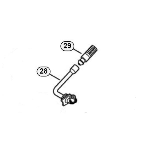 STIHL TUBO OLIO FLESSIBILE PER MOTOSEGA STIHL MS 261 ORIGINALE 