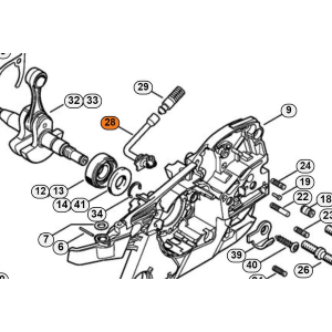 STIHL TUBO OLIO FLESSIBILE PER MOTOSEGA STIHL MS 261 ORIGINALE 