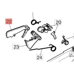 EFCO LEVA FERMO PER MOTOSEGA DA POTATURA MTT 2500 3600 ORIGINALE