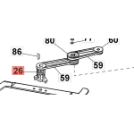 EFCO MOZZO Ø 22,2 MM PER RASAERBA AR 44 48 53 PLUS CUT 