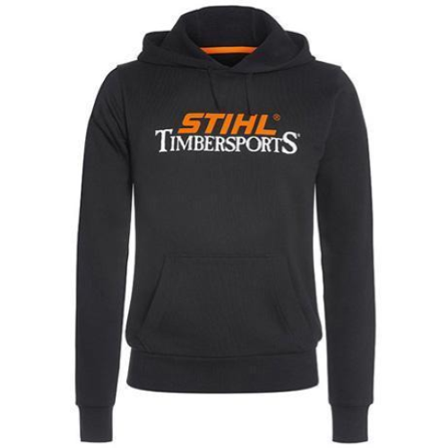 FELPA STIHL CON CAPPUCCIO HOODIE TIMBERSPORTS NERA TAGLIA XXL