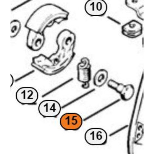 PERNO FRIZIONE STIHL FS 52 FS 56 FS 66 FS 81
