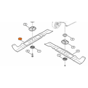 STHIL LAMA DX 125 CM TRATTORINO MT 6112 VIKING MT 6127 STIHL RT 6127 ORIGINALE