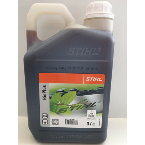 STIHL Olio per Catena Motosega BIOPLUS Ecologico Vegetale da 3 Litri Originale