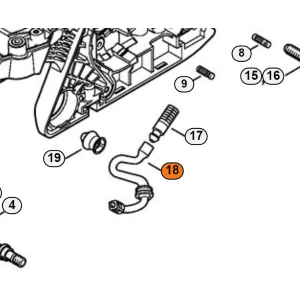 STIHL TUBO FLESSIBILE OLIO PER MOTOSEGA MS 271 291 ORIGINALE