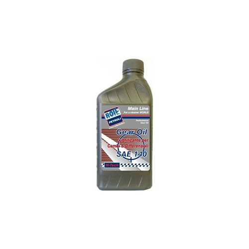 OLIO ROIL GEAR OIL SAE 140 LUBRIFICANTE PER CAMBI E DIFFERENZIALI 1 LITRO