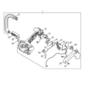 STIHL MOLLA LEVA ACCELERAZIONE PER MOTOSEGA MS 150 151 192 193 194 200 201 