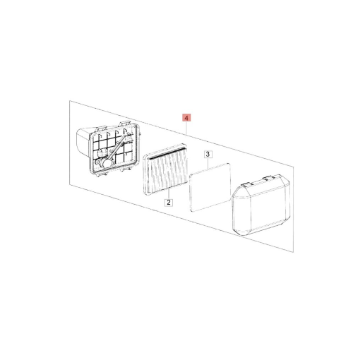 EFCO KIT FILTRO ARIA PER RASAERBA AR LR II SERIE ORIGINALE
