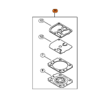 STIHL SERIE MEMBRANE CARBURATORE PER DECESPUGLIATORE FS 120 ORIGINALE
