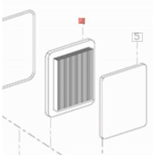 EFCO FILTRO ARIA PER MOTOZAPPA MZ 2055 ORIGINALE