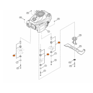 STIHL KIT AMMORTIZZATORI PER RASAERBA RM 650 545 448  3.0  3.1 RT MB 545 3.2 RT