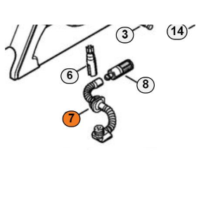 STIHL TUBO OLIO PER MOTOSEGA MS 171 181 211 MSA 220 ORIGINALE 