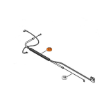 STIHL TIRANTE ACCELLERATORE COMPLETO PER DECESPUGLIATORE FS 120 200 250 R HT 250 