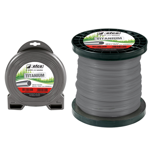 EFCO Filo Tondo 3,0 X 56 metri TITANIUM con Anima Rinforzata per Decespugliatore