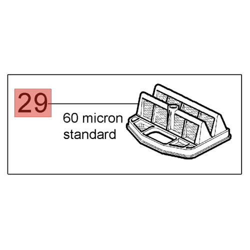 EFCO FILTRO ARIA PER MOTOSEGA 137 141 MT 3700 4100 ORIGINALE