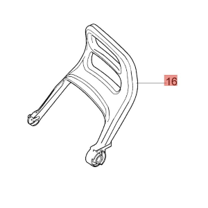 EFCO PROTEZIONE MANO PER MOTOSEGA MT 350 3500 OLEOMAC GS 35 ORIGINALE