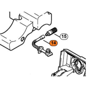 STIHL TUBO MANDATA PESCA OLIO PER MOTOSEGA MS 170 180 017 018 ORIGINALE