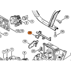 STIHL ALBERO DI COMANDO PER MOTOSEGA 024 ORIGINALE
