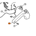 STIHL SEMI IMPUGNATURA MANIGLIA LATO DX MOTOSEGA MS 150 MS 151 T ORIGINALE