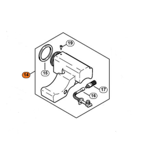 STIHL SERBATOIO OLIO CATENA PER MOTOSEGA MS 170 180 017 018 ORIGINALE