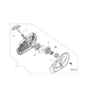 EFCO MOLLA AVVIAMENTO MOTOSEGA MTT 2500 MTT 3600 ORIGINALE