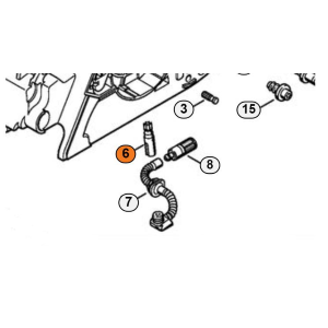 STIHL POMPA OLIO PORTATA 0,55 MS 250 230 211 210 180 181 170 MSA 120 140 200 ORIGINALE