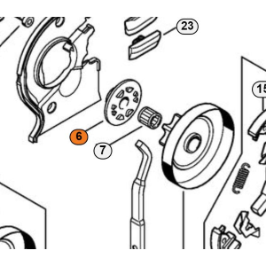 STIHL CHIOCCIOLA VITE SENZAFINE 1/4 3/8 PICCO MOTOSEGA MS 150 151 192 193 194 201 T