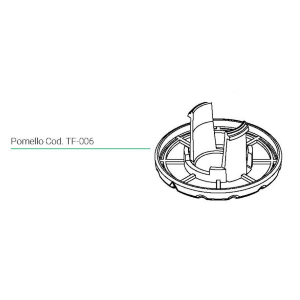 POMELLO INFERIORE RICAMBIO PER TESTINA BATTI E VAI THUNDER FLAT