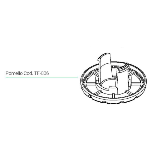 POMELLO INFERIORE RICAMBIO PER TESTINA BATTI E VAI THUNDER FLAT