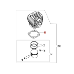 EFCO GUARNIZIONE CILINDRO MOTOSEGA MTH 5100 5600 OLEOMAC GSH 510 560 ORIGINALE